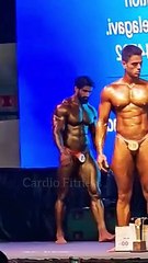 Nitin Chandila won the gold medal in the 100+ KG Classic event in 2024.