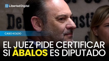 El juez del 'caso Koldo' pide al Congreso que certifique si Ábalos goza de la "condición de diputado"