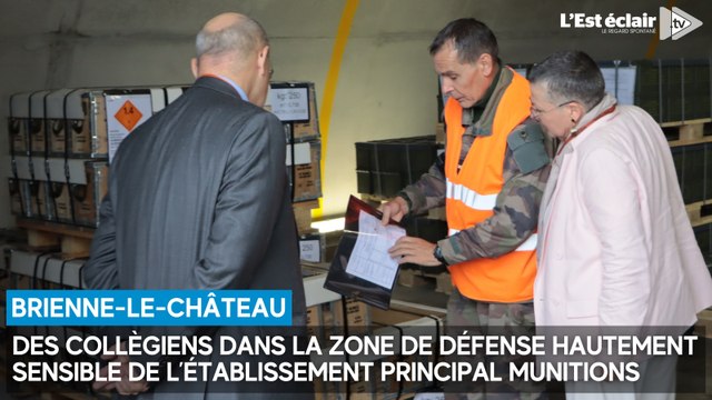 Ils vont accéder à la zone de défense hautement sensible de l’Établissement principal munitions de Brienne-le-Château