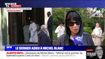 Obsèques de Michel Blanc: 