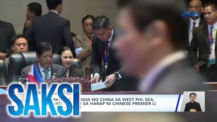 Mga pangha-harass ng China sa West PHL Sea, inilahad ni PBBM sa harap ni Chinese premier Li sa ASEAN Summit | Saksi