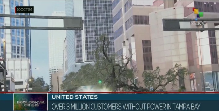Hurricane Milton leaves more than 3 million citizens without power in Tampa Bay