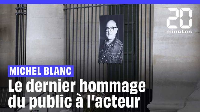 Les fans de Michel Blanc lui rendent un dernier hommage