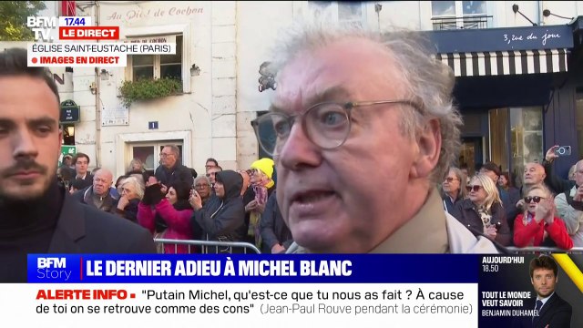 Obsèques de Michel Blanc: C'était très classe et très élégant , témoigne le producteur et ancien agent de l'acteur Dominique Besnehard