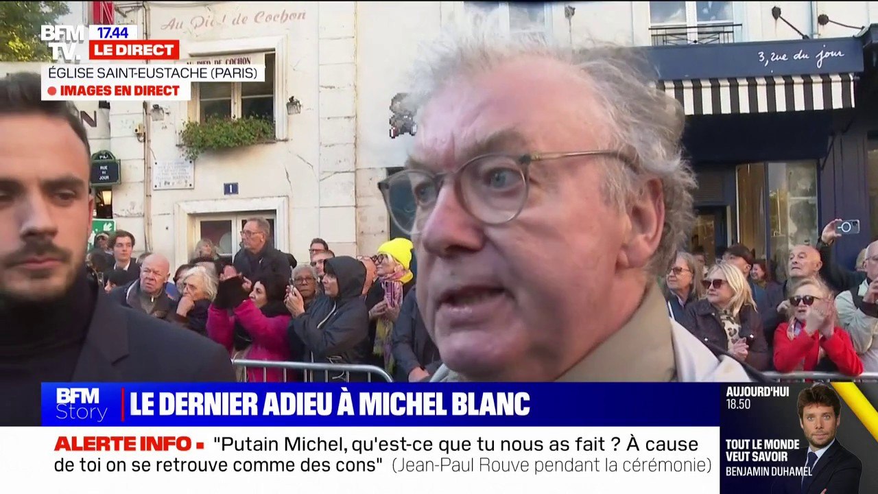 Obsèques de Michel Blanc: "C'était très classe et très élégant", témoigne le producteur et ancien agent de l'acteur Dominique Besnehard