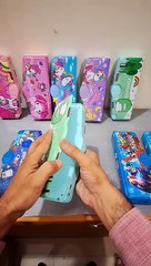 Cute and Functional - Unboxing the Large Capacity Cartoon Stationery Box for Students