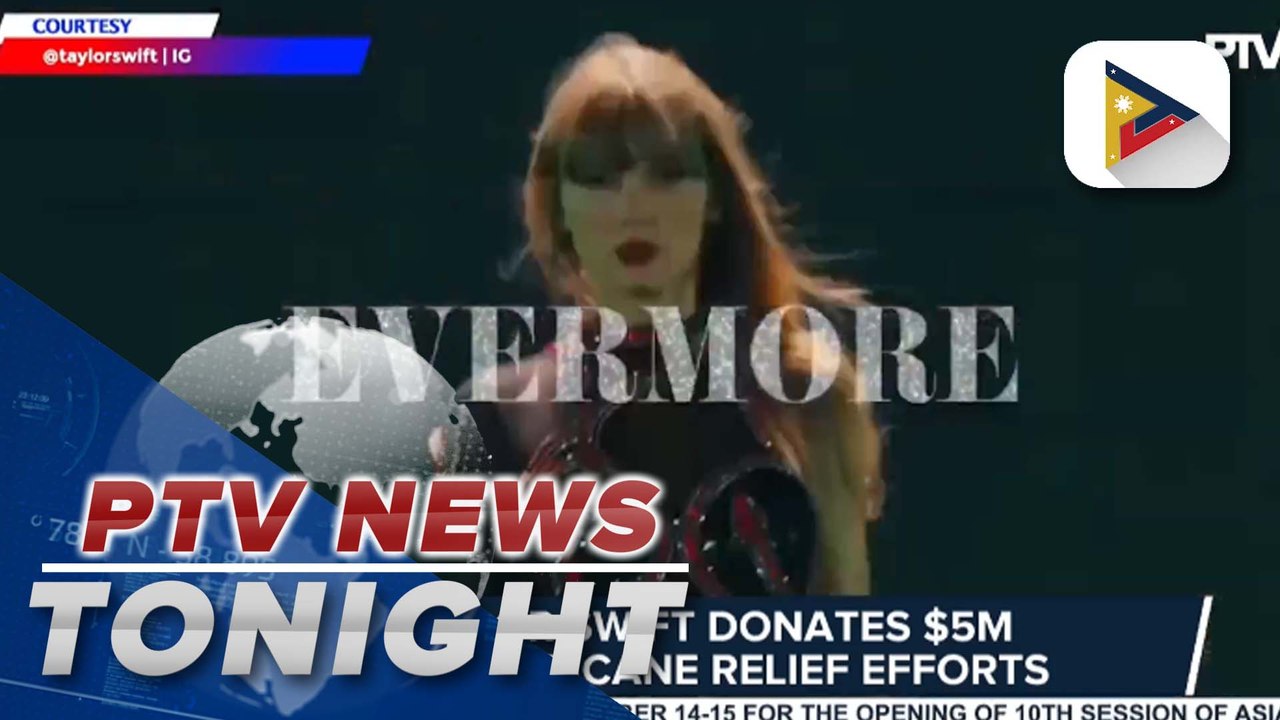 Taylor Swift donates $5-M for hurricane relief efforts