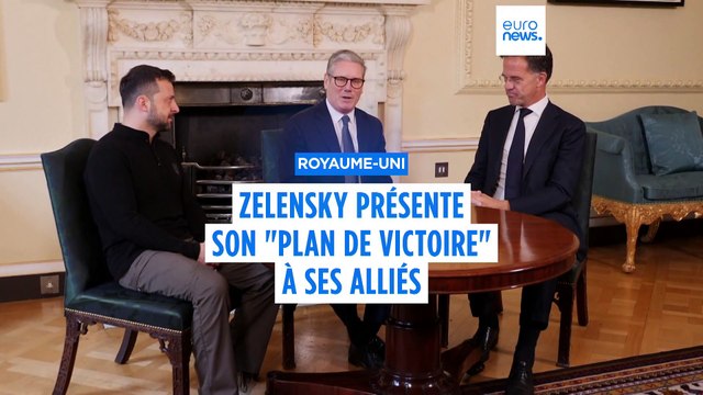 À Londres, Zelensky présente son plan de victoire à Starmer et Rutte