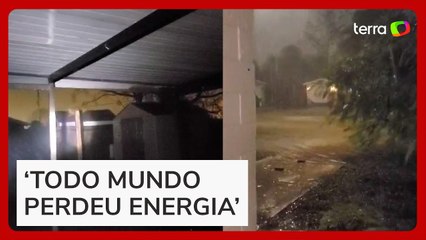 Brasileiro que optou por não deixar sua casa registra passagem do furacão Milton na Flórida