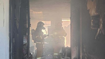 강릉 아파트 불...7천만 원 재산 피해 / YTN