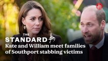 Kate and William meet families of Southport stabbing victims