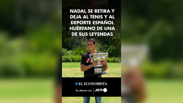 Nadal se retira y deja al tenis y al deporte español huérfano de una de sus leyendas