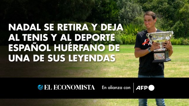 Nadal se retira y deja al tenis y al deporte español huérfano de una de sus leyendas