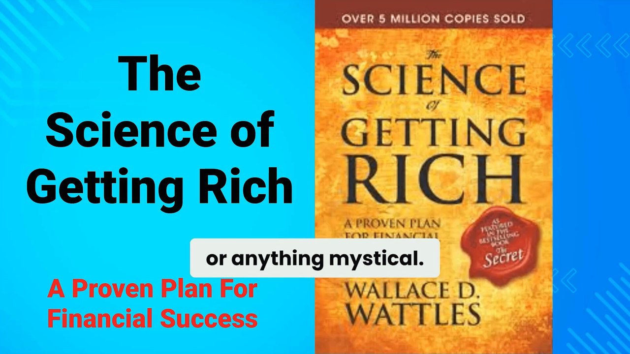 The Science of Getting Rich by Wallace D Wattles Audiobook | Book Summary in English #audiobook