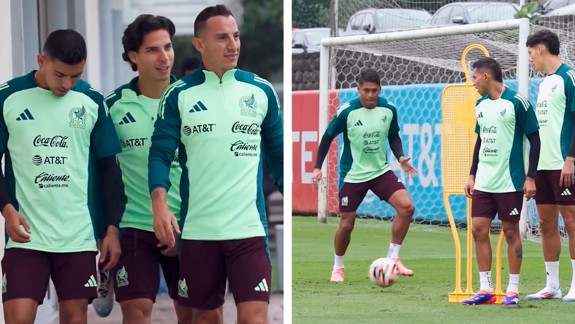 As se prepara la Seleccin Mexicana con Javier Aguirre al mando, previo al partido contra Valencia