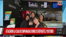  JAVIER MILEI FUE AL LOCAL DE COMIDAS QUE RESGUARDO AL YOUTUBER AGREDIDO