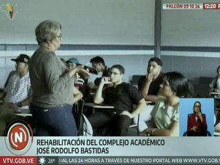 Rehabilitado el Complejo Académico Jose Rodolfo Bastidas en el edo. Falcón