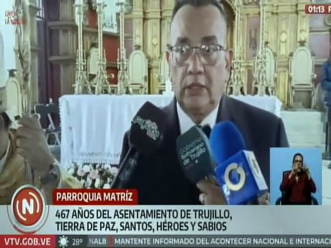 Trujillo | Feligreses celebran 467 años de la fundación de la ciudad de Trujillo