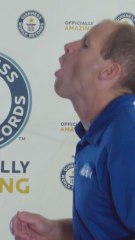 "Most Table Tennis Balls Bounced Against a  Wall With The Mouth In 30 Seconds Follow For More Videos Have Trending reels"...!!