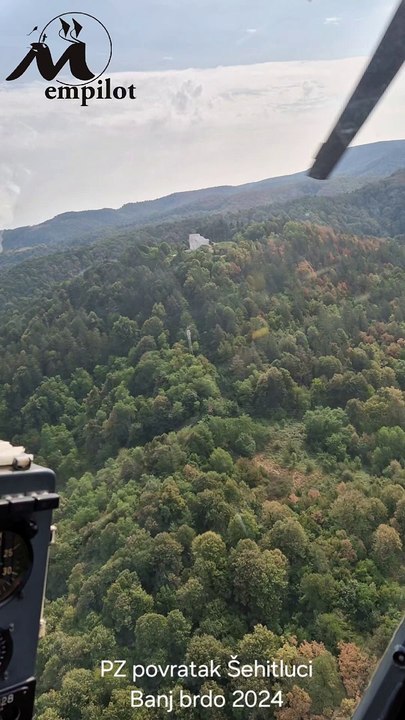 emGAZELA H-45 (SA342) Soko - Poseban Zadatak povratak Šehitluci Banj brdo Banja Luka S24+ 2024