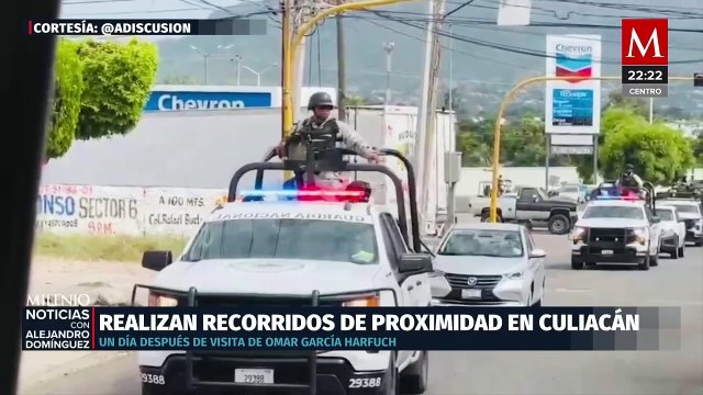 Ejército y Guardia Nacional realizan recorridos de proximidad en Culiacán