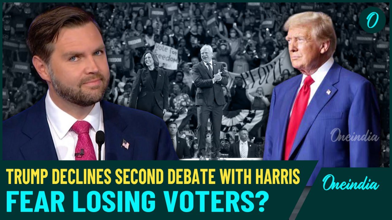 U.S Elections: Trump Bows Out of Second Debate with Kamala Harris as Early Voting Begins