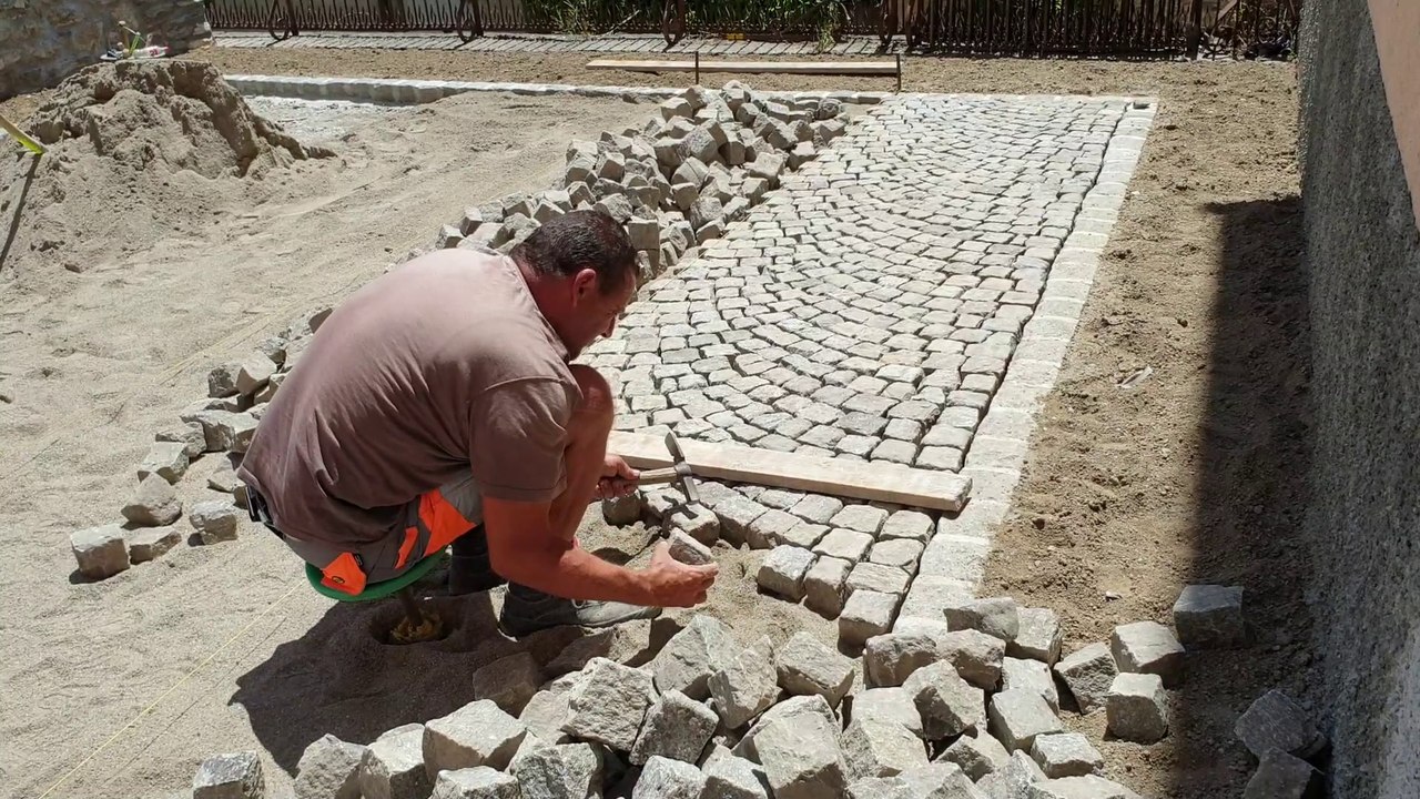 Profi in Airolo am Werk