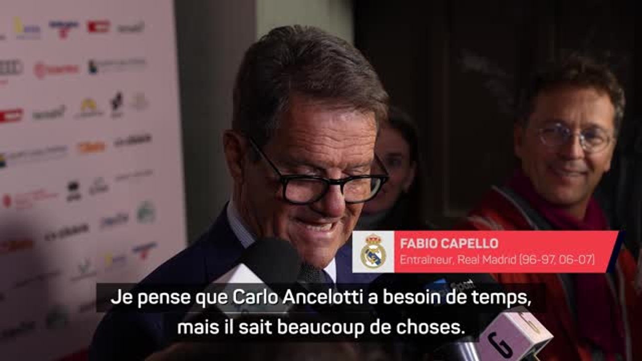 Real Madrid - Capello : "Ancelotti a besoin de temps"