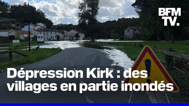 On ne pensait pas que l'eau monterait autant : des villages vendéens en partie inondés ce jeudi