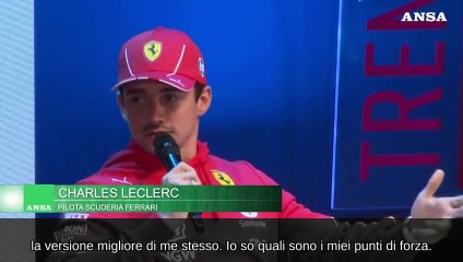 Charles Leclerc: "Provo solo a essere la versione migliore di me stesso"