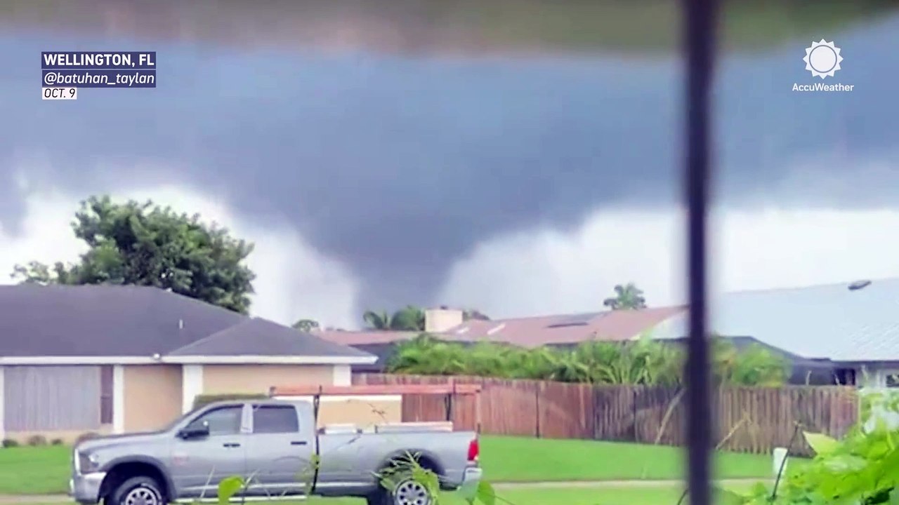Tornado spotted swirling in southeastern Florida