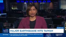 Video muestra momentos en Taiwán golpeado por un poderoso terremoto