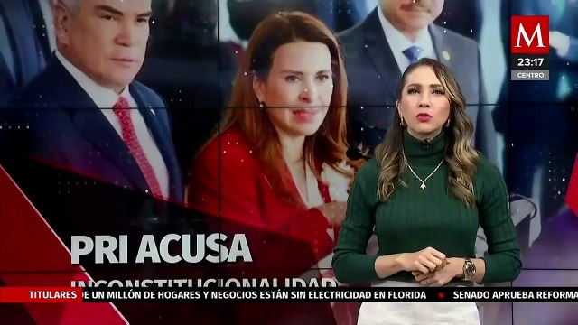 El PRI impugna reforma al Poder Judicial y modificaciones electorales