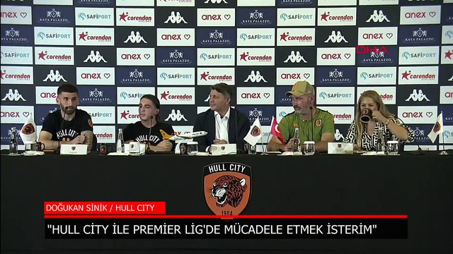 Doğukan Sinik: Hull City ile Premier Lig'de mücadele etmeyi çok isterim