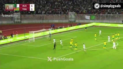 Algérie-Togo (2-1) : 2eme but de Benrahma