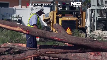 Furacão Milton deixa dez mortos e rasto de destruição na Florida