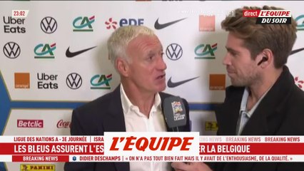 Deschamps : « Une très bonne soirée » - Foot - L. nations - Bleus