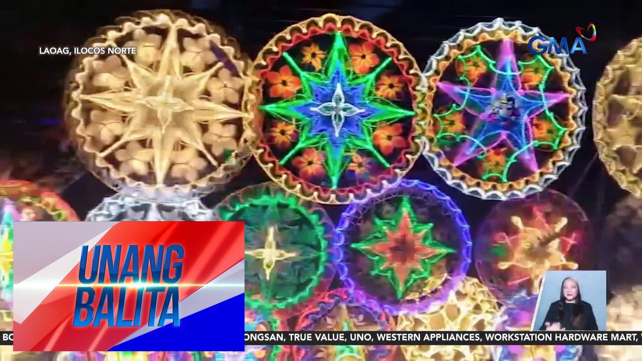 Mga parol na gawa sa LED lights at capiz, mabenta na | Unang Balita