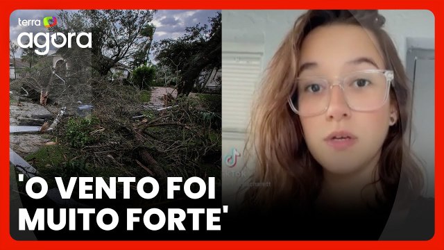 Brasileira relata caos e pânico com passagem do furacão Milton na Flórida: ‘Foi horrível’