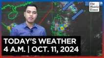 Today's Weather 4 A.M. | Oct. 11, 2024