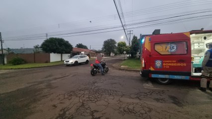 Homem fica ferido após cair de moto no Bairro Maria Luiza