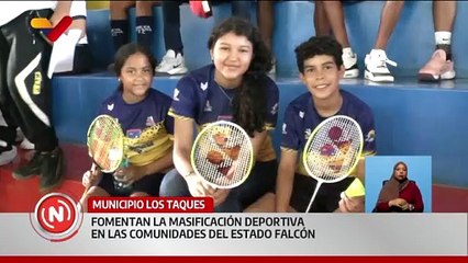 Falcón | Dotan de implementos deportivos para fomentar la masificación deportiva en las comunidades