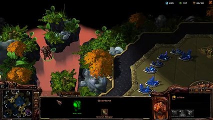 [StarCraft 2] No.0285--Great-Level ZERG v.s Harder A.I, WIN [2-Base Ravager-Ling Attack].CUT.01'29-13'33