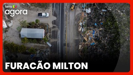 Brasileira relata tensão com passagem de furacão na Flórida: "Foi catastrófico"