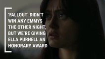 'Fallout' May Not Have Landed Any Acting Emmy Awards, But Ella Purnell’s Metallic Fitted Look Gets The Best-dressed Nod From Us