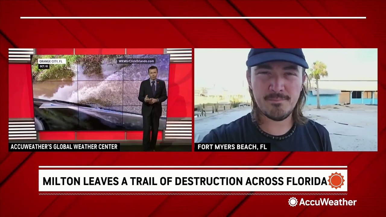 'You feel for all these people:' Storm chaser recounts his experience with Hurricane Milton