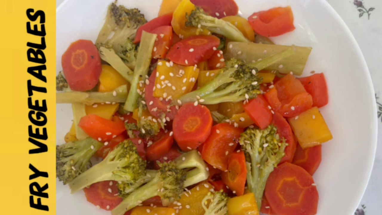 Stir Fry Vegetables Recipe video Dailymotion