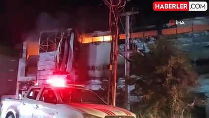 Kozmetik Fabrikasında Yangın: Patlama Sesleri Endişe Yarattı