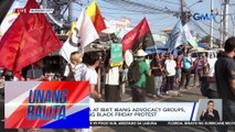 Mga magsasaka at iba't ibang advocacy groups, nagsasagawa ng Black Friday protest | Unang Balita