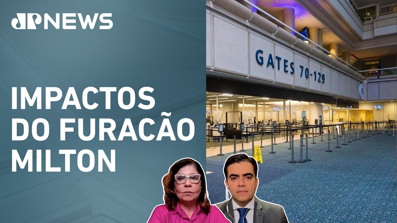 Empresas aéreas cancelam voos do Brasil para Flórida; Vilela e Dora Kramer analisam
